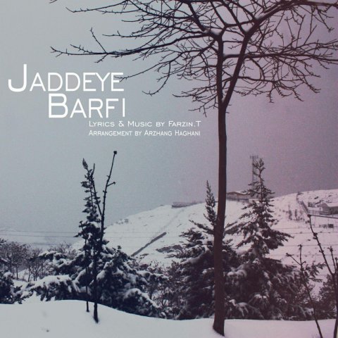 جاده ی برفی